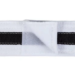 Adjustable Black Striped Belt