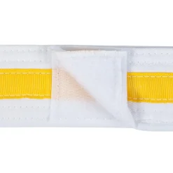 Adjustable Striped White Belt