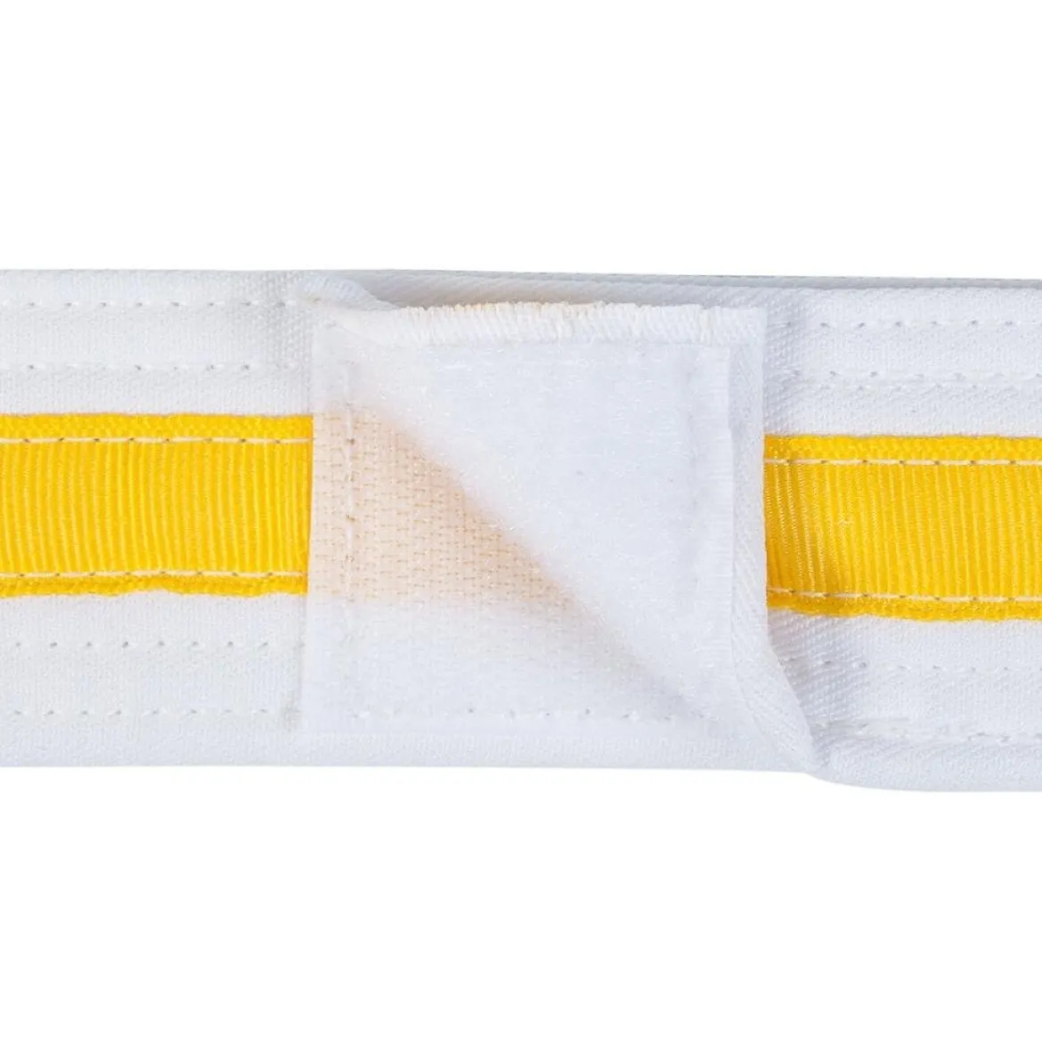 Adjustable Striped White Belt