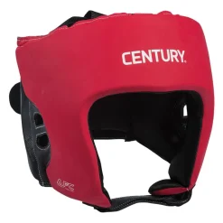 Brave Open Face Headgear - Red/Black