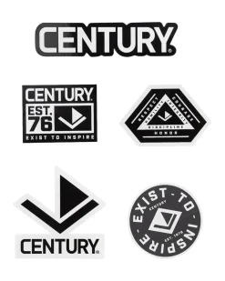 Century Black and White Sticker Pack – 5 Piece