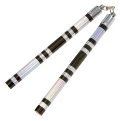 Chrome Stripe Taped Competition Nunchaku