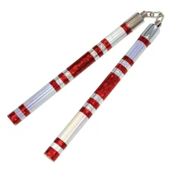 Chrome Stripe Taped Competition Nunchaku