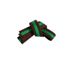 Double Wrap Single Striped Belt