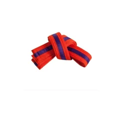 Double Wrap Single Striped Belt
