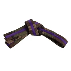 Double Wrap Striped Camo Belt