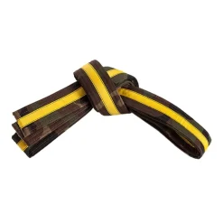Double Wrap Striped Camo Belt