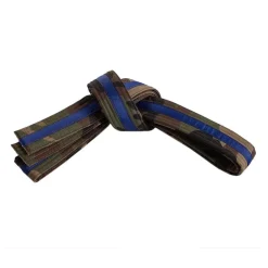Double Wrap Striped Camo Belt