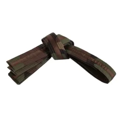 Double Wrap Striped Camo Belt