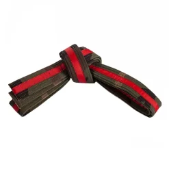 Double Wrap Striped Camo Belt
