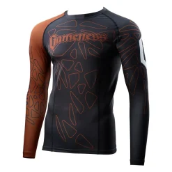 Gameness Men's Long Sleeve Pro Ranked Rash Guard