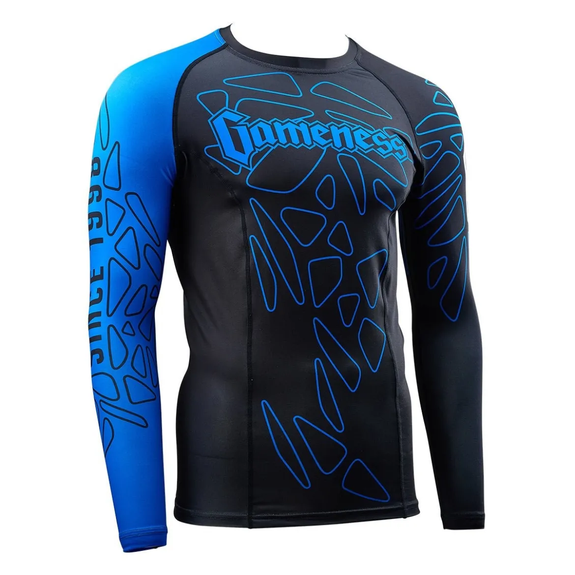 Gameness Men's Long Sleeve Pro Ranked Rash Guard