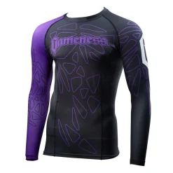 Gameness Men's Long Sleeve Pro Ranked Rash Guard