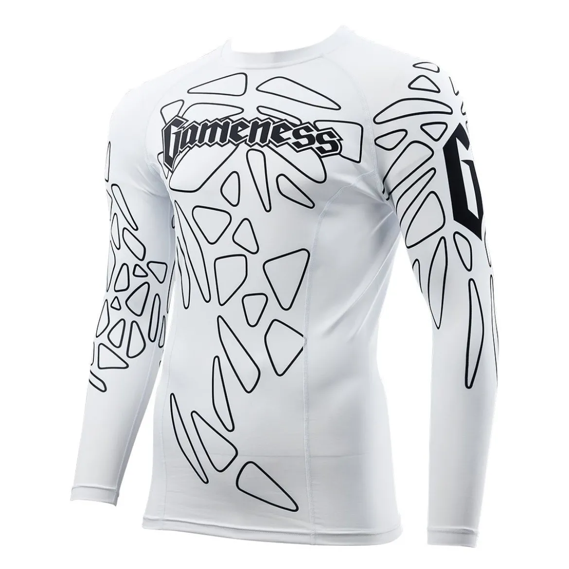 Gameness Men's Long Sleeve Pro Ranked Rash Guard