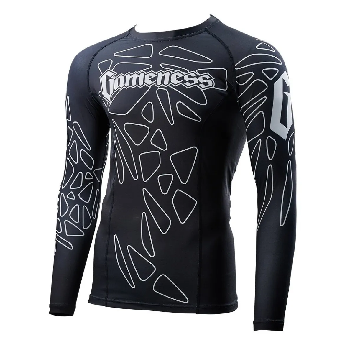 Gameness Men's Long Sleeve Pro Ranked Rash Guard