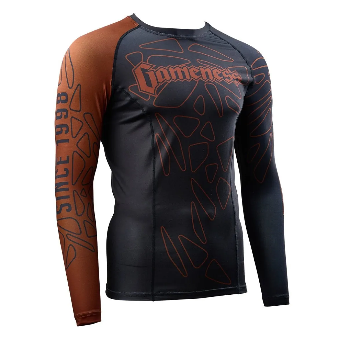 Gameness Men's Long Sleeve Pro Ranked Rash Guard