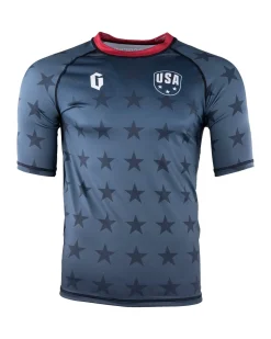 Gameness USA Stars Short Sleeve Rash Guard