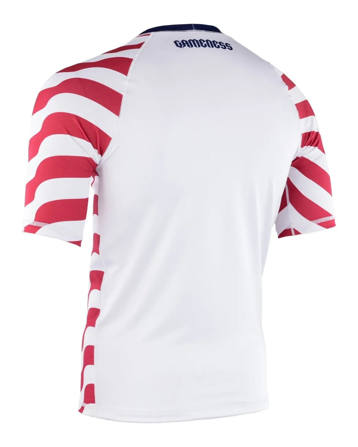 Gameness USA Stripes Short Sleeve Rash Guard