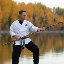 Hand Carved Rattan Bo Staff