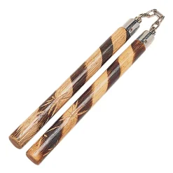 Hand Carved Rattan Nunchaku