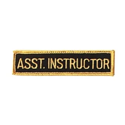 Iron-On Rank Patch - Assistant Instructor