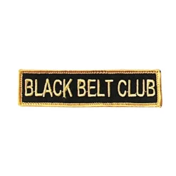 Iron-On Rank Patch - Black Belt Club