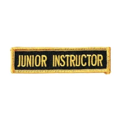 Iron-On Rank Patch - Junior Instructor