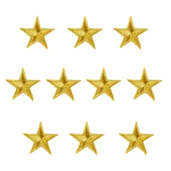 Iron-On Star Patches - 10 Pack