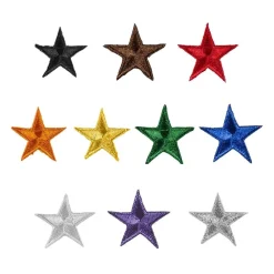 Iron-On Star Patches - 10 Pack
