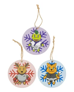 Lil' Dragon and Friends Ornaments - 3 Pack