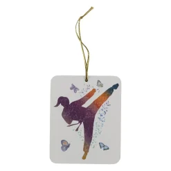 Ornament - Female Kicking