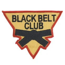 Sewn-In Triangle Patch - Black Belt Club