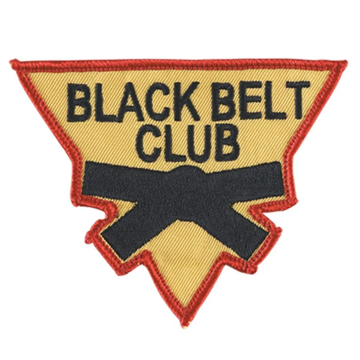 Sewn-In Triangle Patch - Black Belt Club