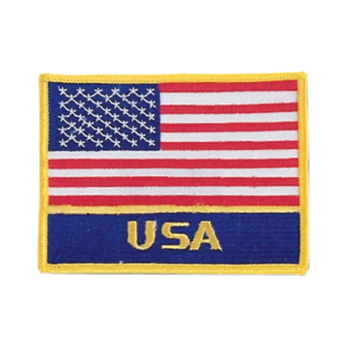Sewn-In USA Flag Patch