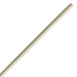 Straight White Wax Bo Staff