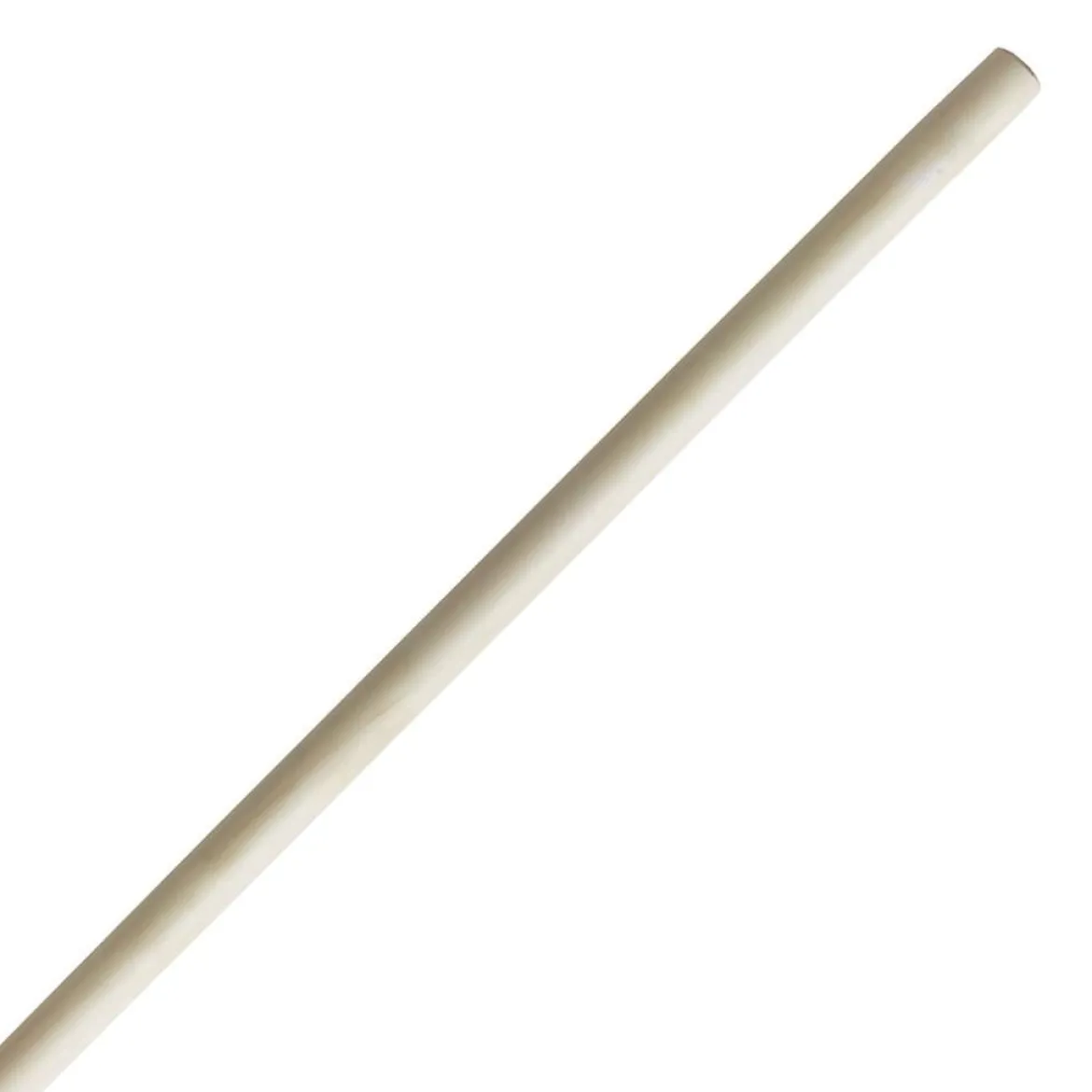 Straight White Wax Bo Staff - Youth