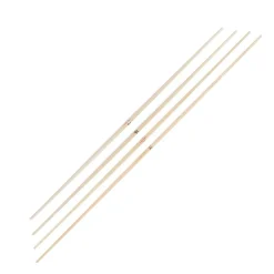 Tapered White Wood Lotus Kanji Bo Staff
